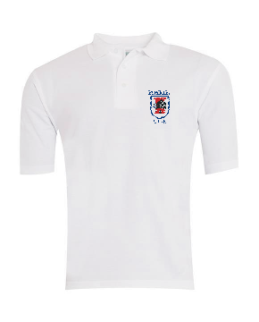 Banner Classic Polo Shirt White - Cre8ive Schoolwear